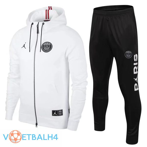 JORDAN Paris PSG trainingspak Hoodie wit 2022/2023