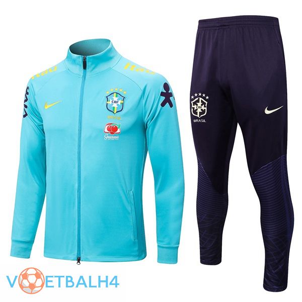 Brazilië Trainingsjaspak blauw 2022/2023