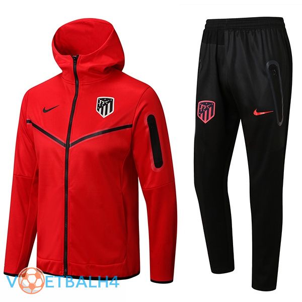 Atletico Madrid trainingspak Hoodie rood 2022/2023