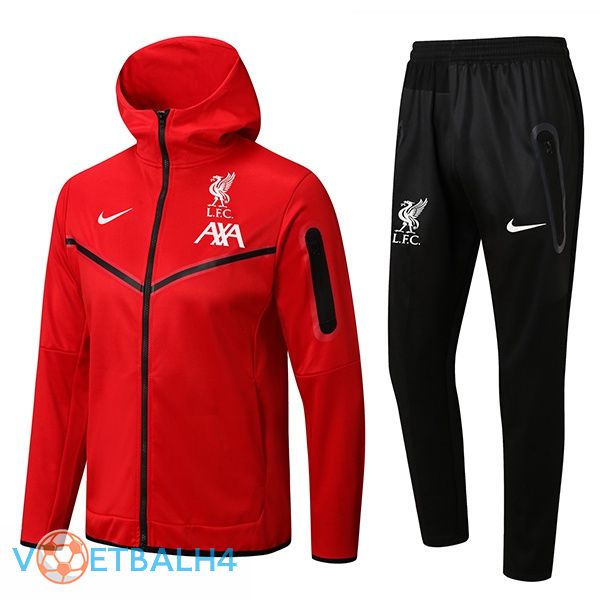 FC Liverpool trainingspak Hoodie rood 2022/2023