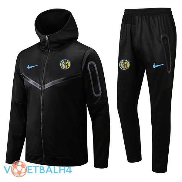 Inter Milan trainingspak Hoodie zwart 2022/2023