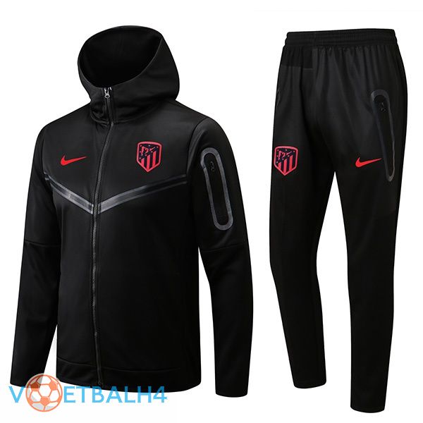 Atletico Madrid trainingspak Hoodie zwart 2022/2023