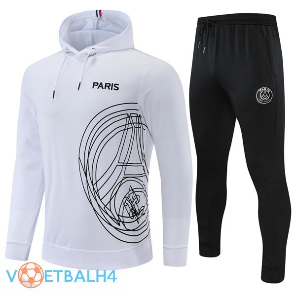 JORDAN Paris PSG trainingspak Hoodie wit 2022/2023