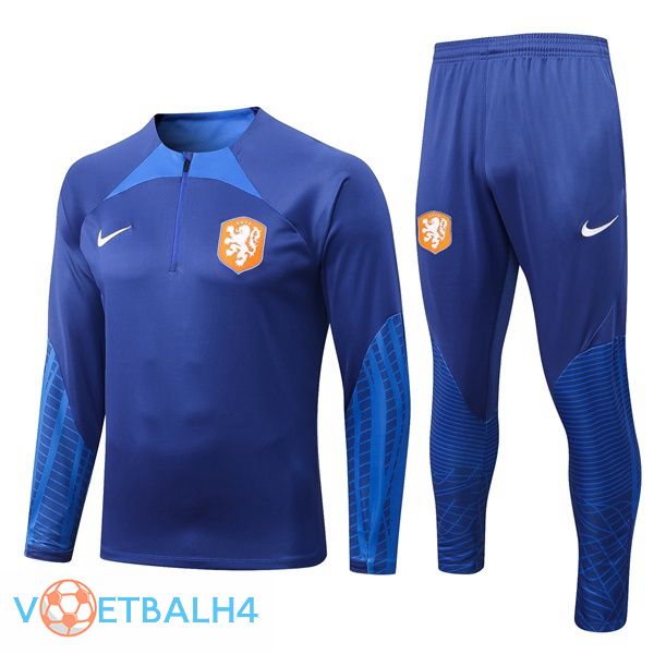 Nederland trainingspak blauw 2022-2023