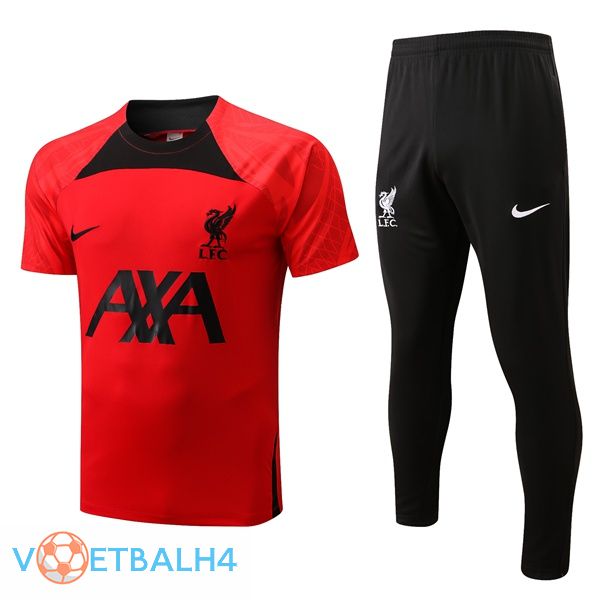 FC Liverpool Training T Shirt + broek rood 2022/2023