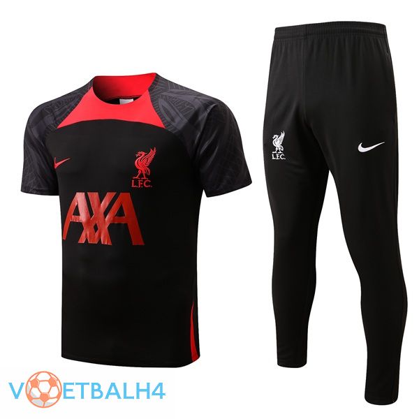 FC Liverpool Training T Shirt + broek zwart 2022/2023