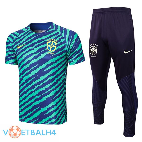 Brazilië Training T Shirt + broek groente 2022/2023