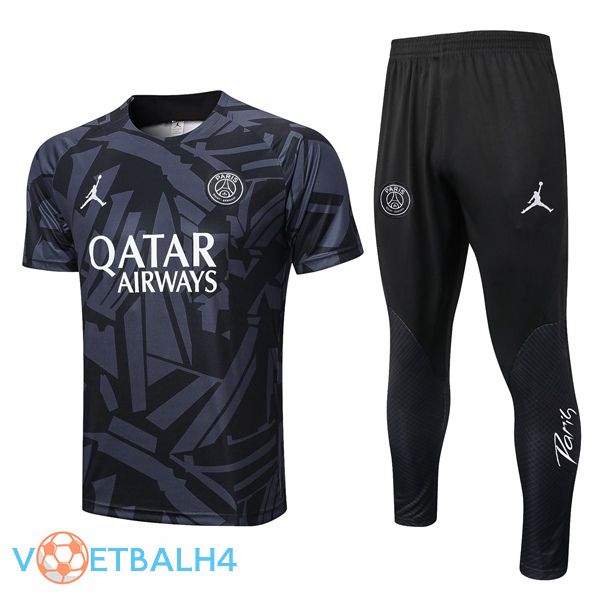 Paris PSG Training T Shirt + broek zwart 2022/2023