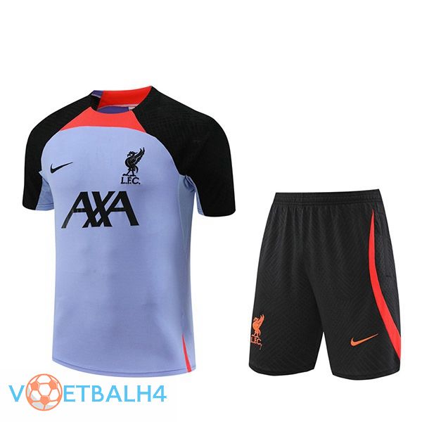 FC Liverpool Training T Shirt + korte broek paars 2022/2023