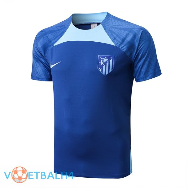 Atletico Madrid Training T-Shirts blauw 2022-2023