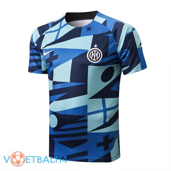 Inter Milan Training T-Shirts blauw 2022-2023