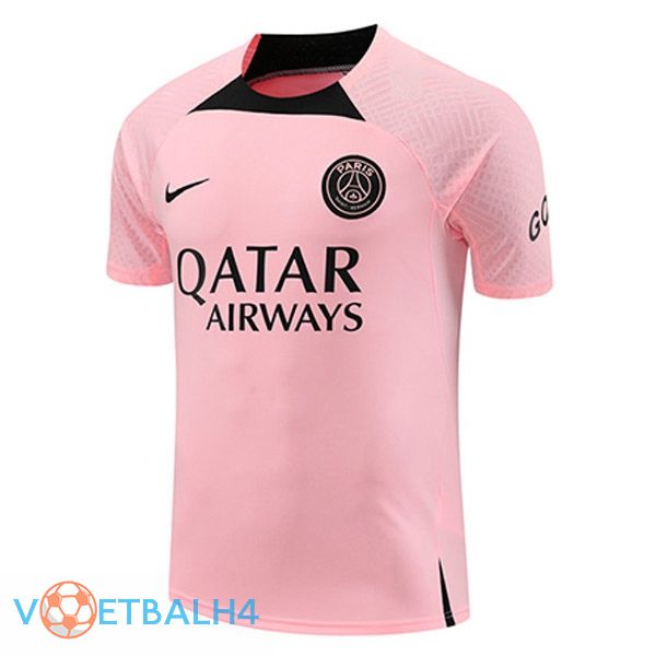 Paris PSG Training T Shirt roze 2022/2023