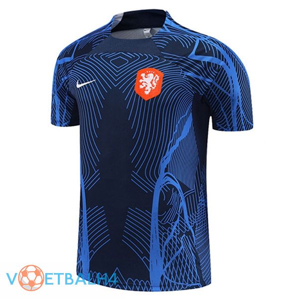 Nederland Training T Shirt koninklijk blauwe 2022/2023