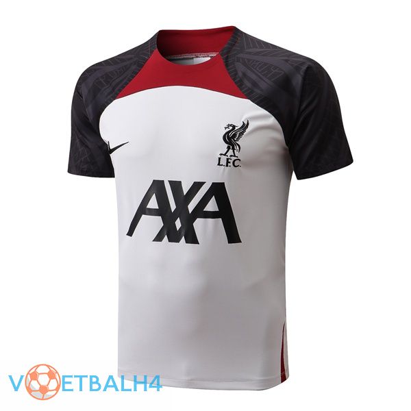 FC Liverpool Training T Shirt wit zwart 2022/2023