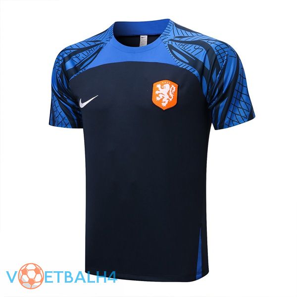 Nederland Training T Shirt blauw koninklijk 2022/2023