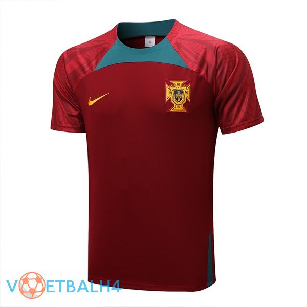 Portugal Training T Shirt zwart 2022/2023