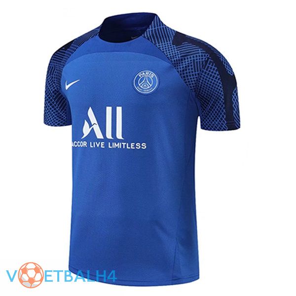 Paris PSG Training T Shirt blauw 2022/2023