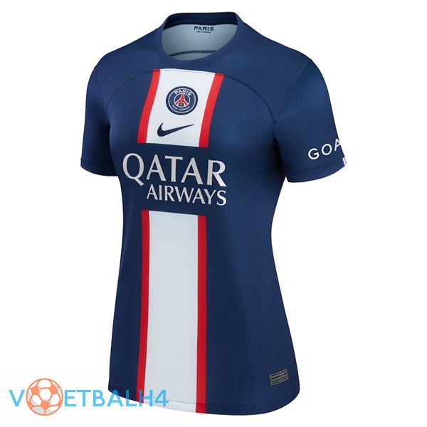 Paris PSG Women voetbal jerseys thuis blauw koninklijk 2022-2023