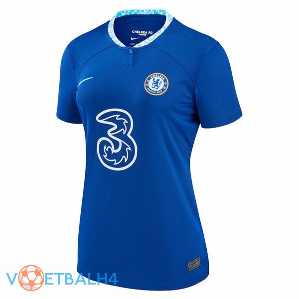 FC Chelsea Dames voetbal jersey thuis blauw 2022/2023