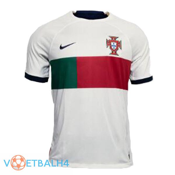 Portugal Women voetbal jerseys uit wit rood 2022-2023