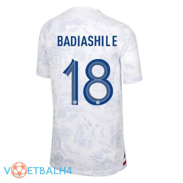 Frankrijk (BADIASHILE 18) voetbal jerseys uit wit wereldbeker 2022