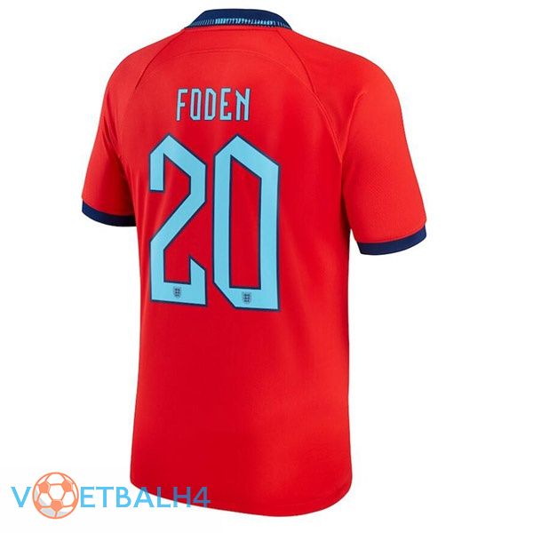 Engeland (FODEN 20) voetbal jerseys uit rood wereldbeker 2022