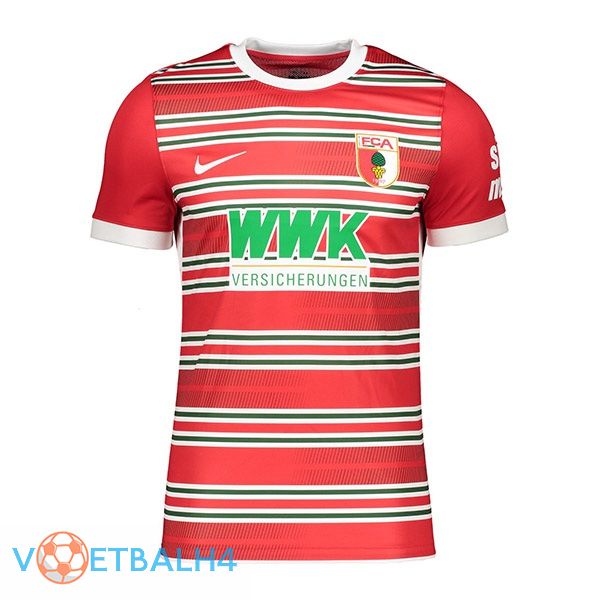 FC Augsburg voetbal jersey thuis rood 2022/2023