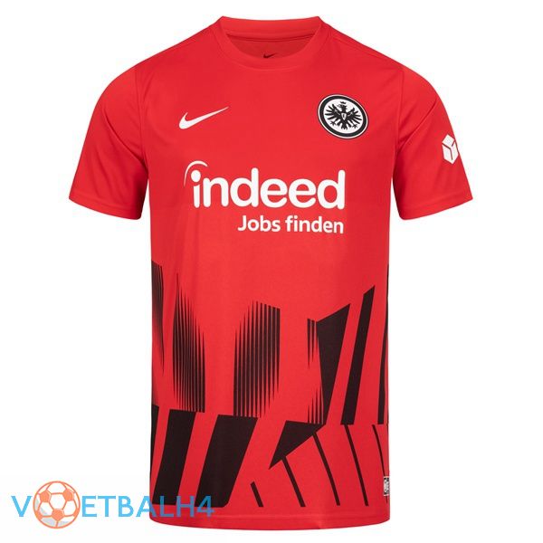 Eintracht Frankfurt voetbal jerseys derde roodc 2022-2023