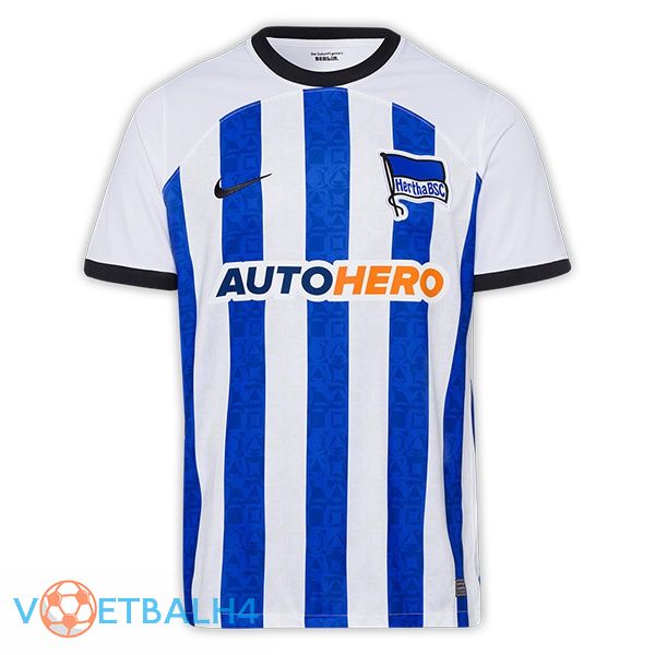 Hertha BSC voetbal jerseys thuis blauw wit 2022-2023