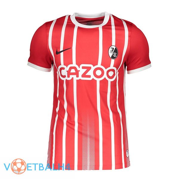 SC Fribourg voetbal jersey thuis rood 2022/2023