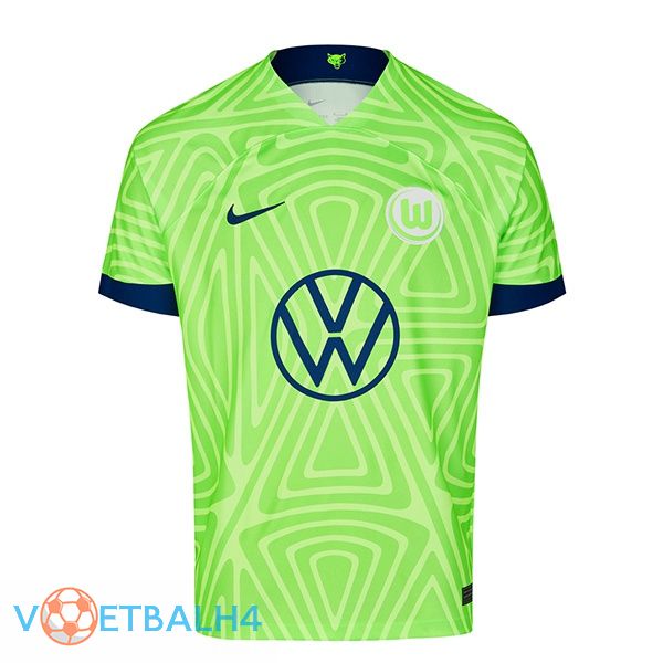 Vfl Wolfsburg voetbal jerseys thuis groente 2022-2023