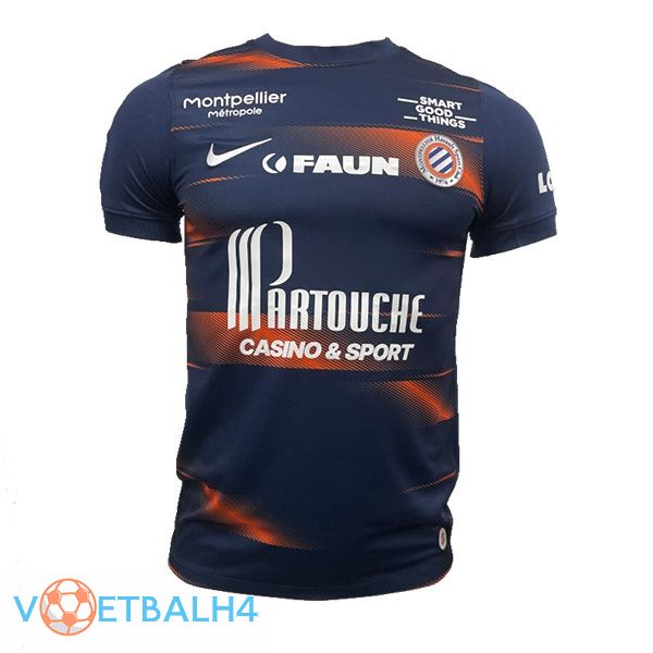 Montpellier HSC voetbal jersey thuis zwart 2022/2023