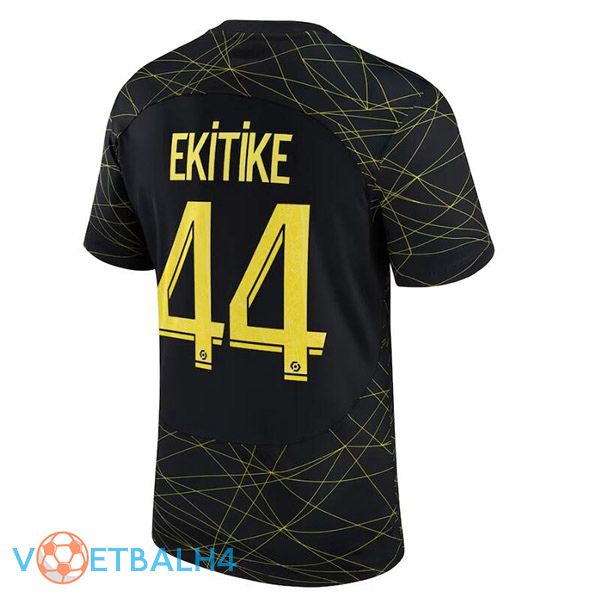 Paris PSG (EKITIKE 44) voetbal jersey vierde zwart 2022/2023