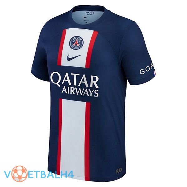 Paris PSG voetbal jerseys thuis blauw koninklijk 2022-2023