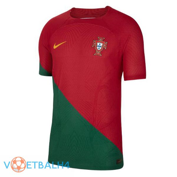 Portugal voetbal jerseys thuis rood groente 2022-2023