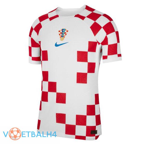 Kroatië voetbal jerseys thuis wit rood 2022-2023