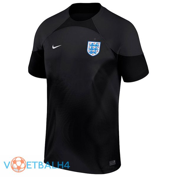 Engeland doelman voetbal jerseys zwart 2022-2023