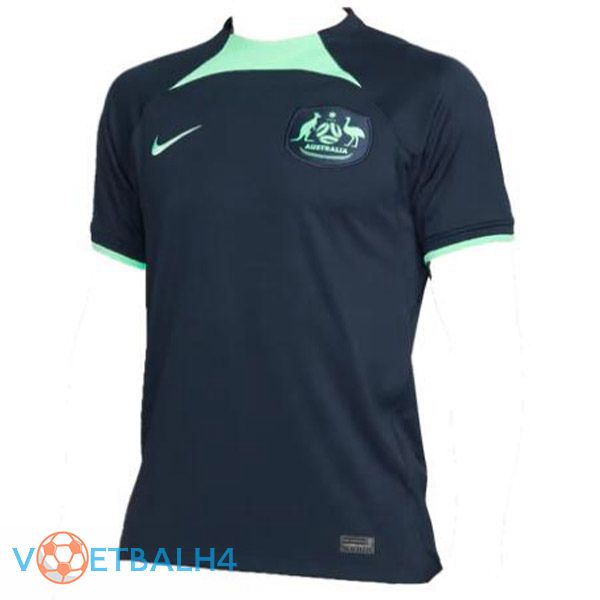 Australia voetbal jersey uit zwart 2022/2023