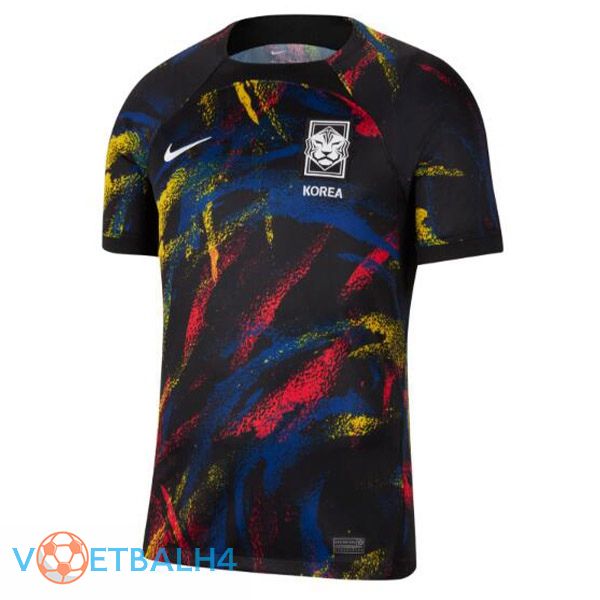 South Korea voetbal jersey uit zwart 2022/2023