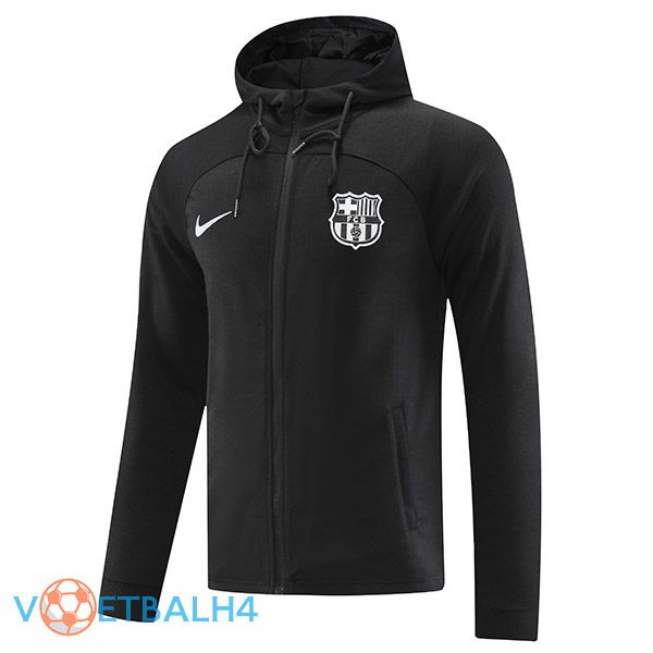 FC Barcelona trainingsjack Hoodie zwart 2022/2023