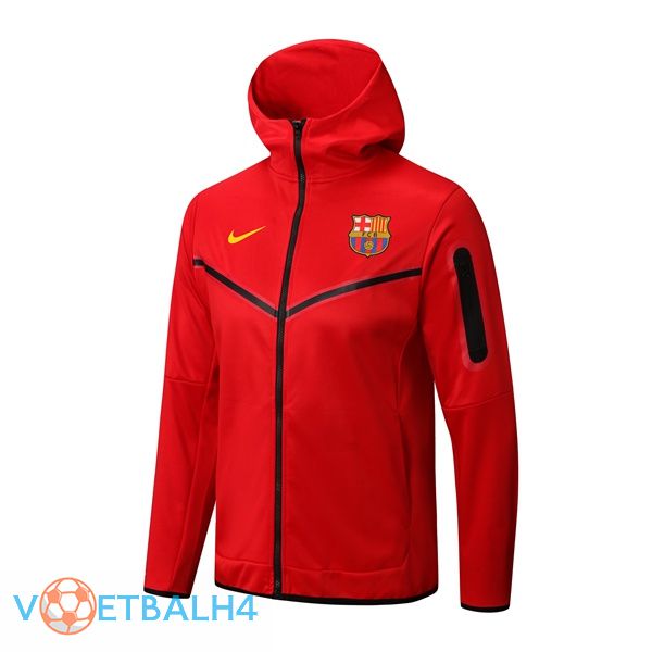 FC Barcelona trainingsjack Hoodie rood 2022/2023