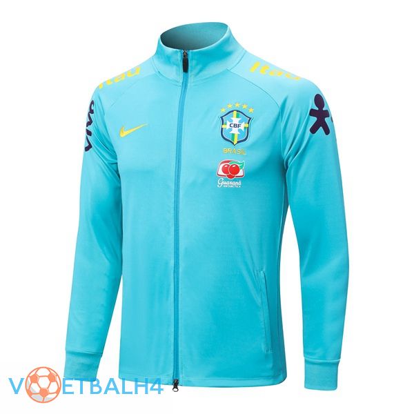 Brazilië trainingsjack blauw 2022/2023