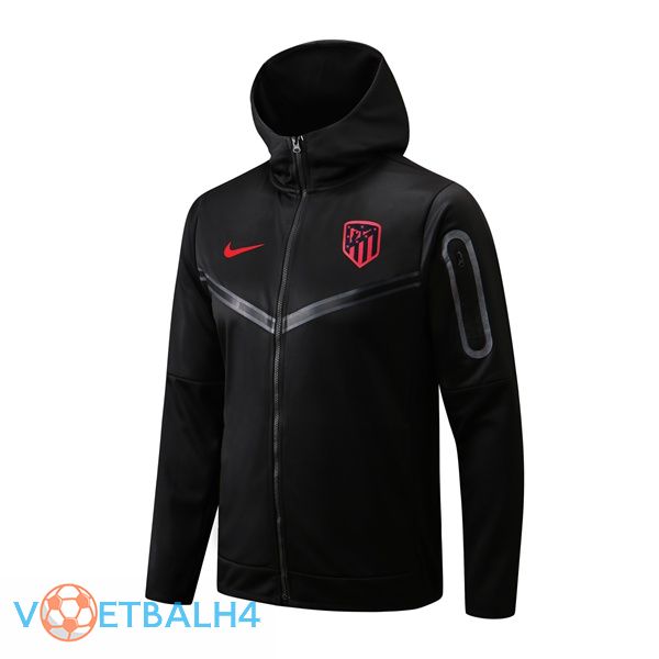 Atletico Madrid trainingsjack Hoodie zwart 2022/2023