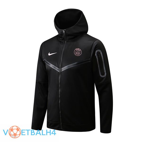 Paris PSG trainingsjack Hoodie zwart 2022/2023