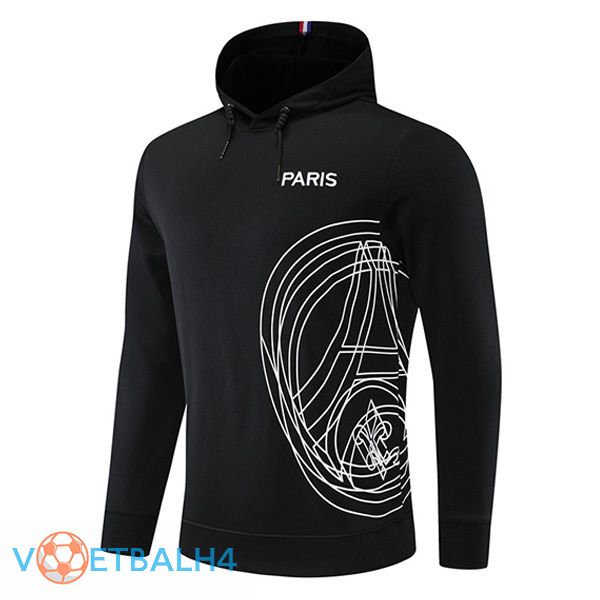 JORDAN Paris PSG trainingsjack Hoodie zwart 2022/2023