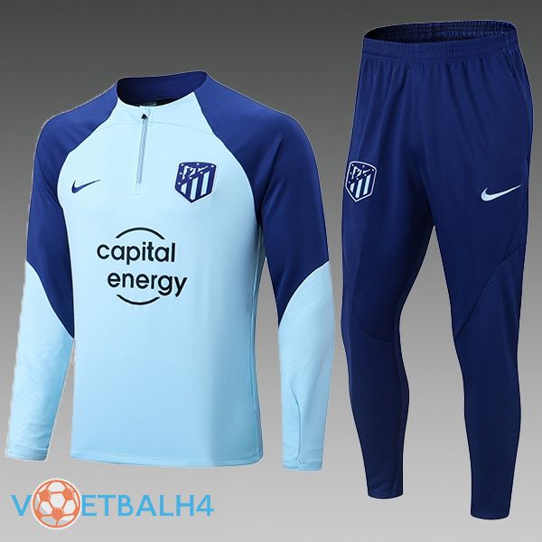 Atletico Madrid kinderen trainingspak blauw 2022-2023