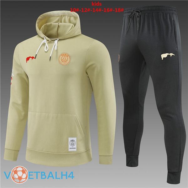 Paris PSG kinderen trainingspak Hoodie bruin 2022/2023