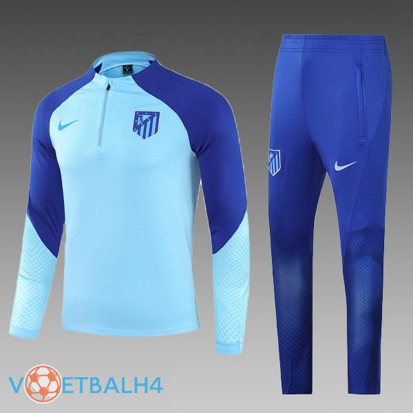 Atletico Madrid kinderen trainingspak blauw 2022/2023