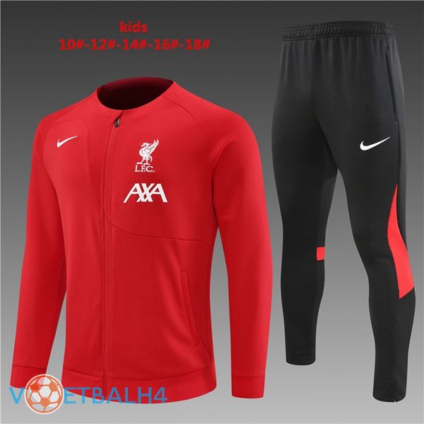 FC Liverpool kinderen Trainingsjaspak rood 2022/2023