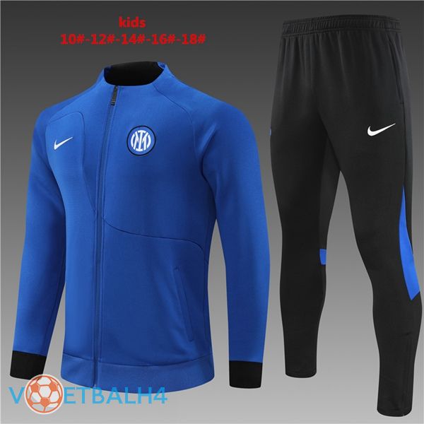 Inter Milan kinderen Trainingsjaspak blauw 2022/2023